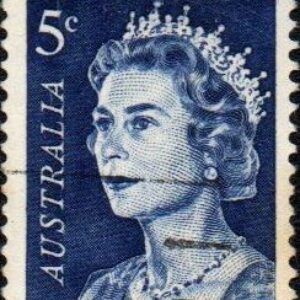 AUT Selo, 1967, (Austrália/Oceania), (N), Yt:AU 323A. Definitivo/Regular, Queen Elizabeth II.