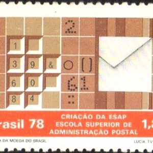 Br-Selo, 1978, C-1033-RHM, (Mint), Criação da Escola Superior de Administração Postal.