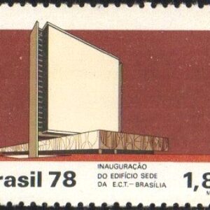 Br-Selo, 1978, C-1040-RHM, (Mint). Inauguração do Edifício Sede da ECT.