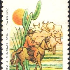 Br-Selo, 1978, C-1066-RHM, (Mint). Homenagem a João Guimarães Rosa.