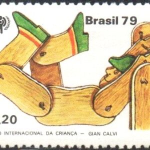 Br-Selo, 1979, C-1123-RHM, (Mint). Ano Internacional da Criança (Boneco de Pau).