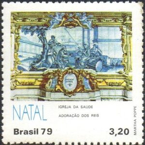 Br-Selo, 1979, C-1126-RHM, (Mint). Natal (Adoração/Reis).