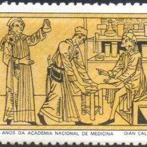 Br-Selo, 1979, C-1095-RHM, (Mint). 150 Anos da Academia de Medicina.