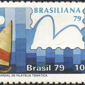Br-Selo, 1979, C-1087-RHM, (Mint). Brasiliana 79 - III Exposição Mundial de Temática - Veleiros Pinguim.