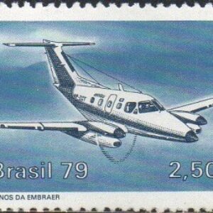 Br-Selo, 1979, C-1102-RHM, (Mint). 10 Anos da Criação da Embraer.