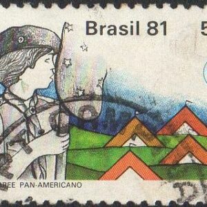 Br-Selo, 1981, C-1186-RHM, (U). 4º Jamboree Pan-Americano.