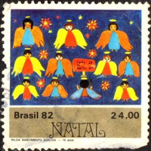 Br-Selo, 1982, C-1291-RHM, (U). Natal (Coro).