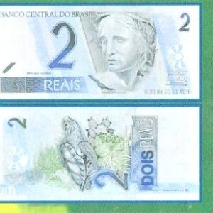 Br-Cartão Telefônico, 2005, (N). Cédulas Brasileiras, Dois Reais (2/8).