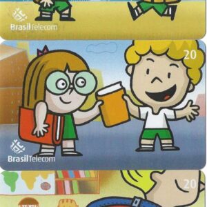 Br-Cartão Telefônico, 2005, (N), (03 unidades). Volta as Aulas (01/03).