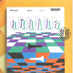 Br-Edital, 18/2020 (Mint), Emissão Postal Especial. Xadrez. Lançamento: Rio de Janeiro/RJ.