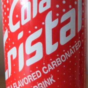 ISR Latinha,  (Israel/Ásia), (Vazia), Cola Cristal, com anel na cor alumínio, 330ml.