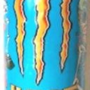 Br Latinha Isotônico, 2021/22/24 (vazia), referência “Monster, Energy Suco - Inositol Taurina”, Company (Newage). Ind. Brasileira, 473ml.