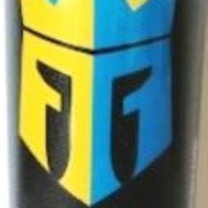 Br Latinha Isotônico, 2021/22 (vazia), referência “Reign Total Body Full - Lemon HDZ”, Company (Newage). Ind. Brasileira, Cores: azul/amarelo/preto, 473ml.