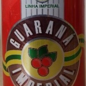 Br Latinha Refrigerante, 1997, (vazia), Produto Imperial, Guaraná, com anel na cor alumínio, 350ml.