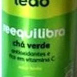 Br Latinha Leão, 2019/20, (vazia), referência “Chá Verde, sabor limão”, marca: Leão Alimentos (Ind. Brasileira), cores: branco/verde/preto, anel na cor verde. 290ml.