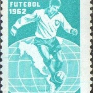 Br-Selo, 1963, C-483-RHM, (Mint). Bicampeonato Mundial de Futebol.
