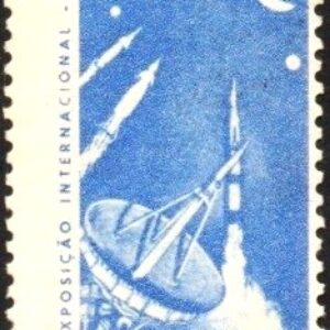 Br-Selo, 1963, C-485-RHM, (N). Exposição Internacional Aeronáutica e Espaço - SP.