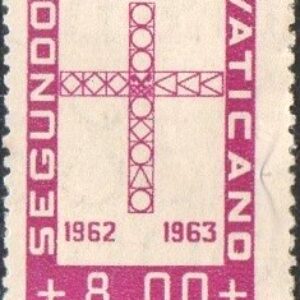 Br-Selo, 1963, C-486-RHM, (Mint). 21º Concílio Ecumênico Vaticano II.