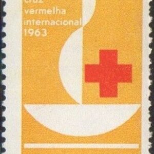 Br-Selo, 1963, C-493-RHM, (Mint). Centenário da Cruz Vermelha.