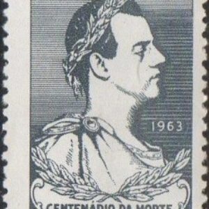 Br-Selo, 1963, C-494-RHM, (Mint). Centenário da Morte do Ator João Caetano.