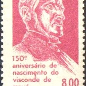 Br-Selo, 1963, C-505-RHM, (Mint). 150º Aniversário do Nascimento do Visconde de Mauá, Irineu Evangelista de Souza (1813-1989).
