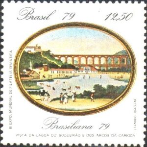 Br-Selo, 1979, C-1112-RHM, (Mint). Pinturas do Rio de Janeiro (Lagoa e Arcos).