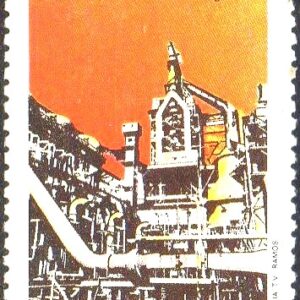 Br-Selo, 1979, C-1130-RHM, (N). 25 Anos da Cosipa.