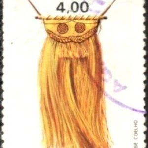 Br-Selo, 1980, C-1139-RHM, (U), Arte Indígena (Máscara kanela).