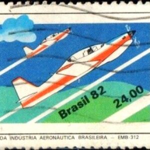 Br-Selo, 1982, C-1287-RHM, (U). Dia da Indústria Aeronáutica Brasileira.