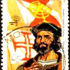 Br-Selo, 1984, C-1387-RHM, (U). Descobrimento das Américas e do Brasil, Homenagem à Exposição Filatélica “Espanha 84” – Madrid (Pedro Alvares Cabral).