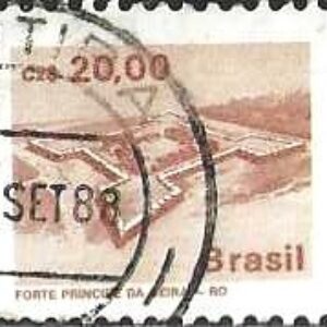 Br-Selo, 1987, RE-651 RHM, (U). Patrimônio Histórico e Artístico Brasileiro (Forte Príncipe da Beira/RO).