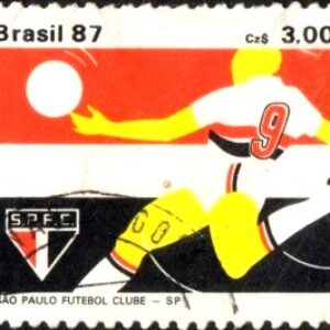 Br-Selo, 1987, C-1560-RHM, (U). Clubes de futebol Campões da Capa do Brasil (São Paulo/SP).