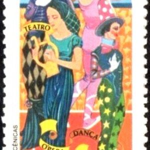 Br-Selo, 1988, C-1618-RHM, (Mint). Divulgação das Artes Cênicas.