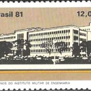Br-Selo, 1981, C-1213-RHM, (N). Cinquentenário do Instituto Militar de Engenharia - IME.