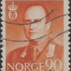 NOR Selo, (Noruega/Europa), 1959, Definitivo/Regular, (N), Yt:NO 385(A), King Olav V.