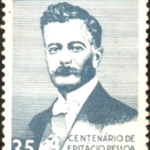 Br-Selo, 1965, C-529-RHM, (Mint). fundo gomado. Centenário de Epitácio Pessoa (1865-1965).