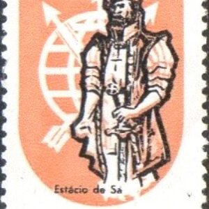 Br-Selo, 1965, C-534-RHM, (Mint). 4º Centenário do Rio de Janeiro, Estácio de Sá.