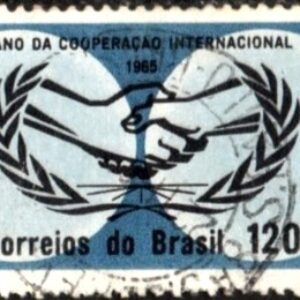 Br-Selo, 1965, C-535-RHM, (U). Ano da Cooperação Internacional.