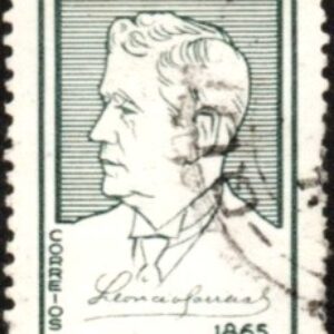 Br-Selo, 1965, C-536-RHM, (U). Centenário Natalício de Leôncio Correia (1865-1954).