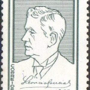 Br-Selo, 1965, C-536-RHM, (Mint). Centenário Natalício de Leôncio Correia (1865-1954).