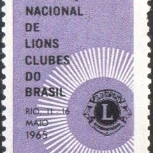 Br-Selo, 1965, C-527-RHM, (Mint). XII Convenção Nacional de Lions Clubes/RJ.
