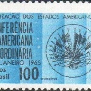 Br-Selo, 1965, C-541-RHM, (U). II Conferência Interamericana Extraordinária - RJ.