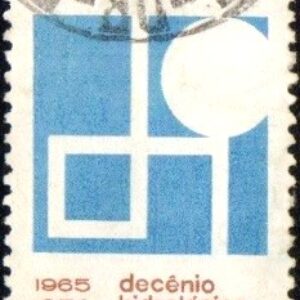 Br-Selo, 1966, C-550-RHM, (N). Decênio Hidrológico Internacional.