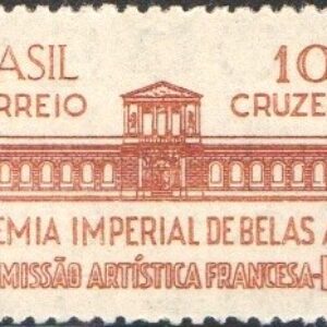 Br-Selo, 1966, C-552-RHM, (Mint), Br-Selo, 1966, C-552-RHM, (Mint). Academia Imperial de Belas Artes. Sesquicentenário da Missão Artística Francesa.