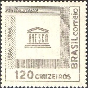 Br-Selo, 1966, C-557-RHM, (Mint). Vintênio da Unesco.