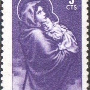 Br-Selo, 1967, C-569-RHM, (Mint). Dias das Mães (La Madonnina).