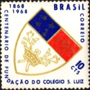 Br-Selo, 1968, C-594-RHM, (N). Centenário do Colégio São Luiz/MA.