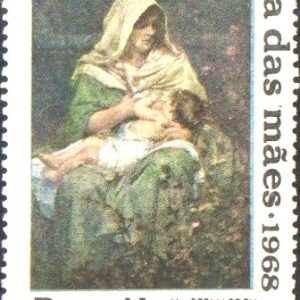 Br-Selo, 1968, C-597-RHM, (Mint), Dia das Mães.