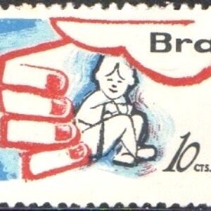 Br-Selo, 1968, C-612-RHM, (Mint). Fundo das Nações Unidas Para a Infância (Unicef).