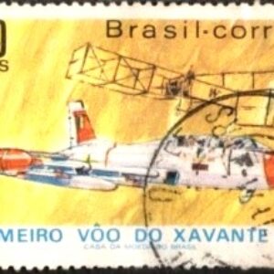 Br-Selo, 1971, C-705-RHM, (N). Primeiro Voo do Xavante.